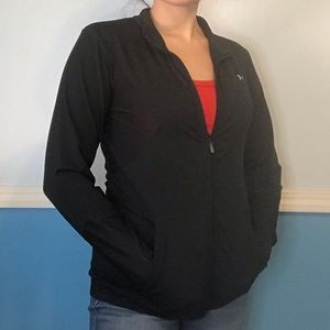 Under Armour Black light weight zip up jacket